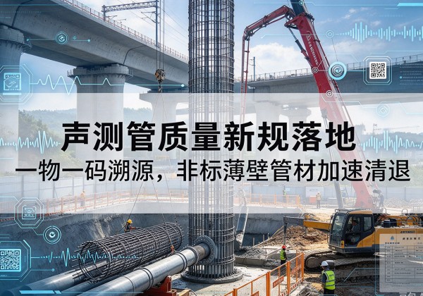 凌源声测管质量新规落地，一物一码溯源，非标薄壁管材加速清退